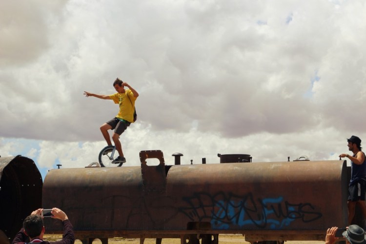 2133 Uyuni Salt Flats Bolivia train cemetery